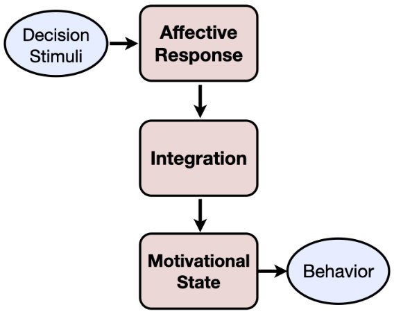 Diagram of the Affect Integration Motivation (AIM) framework